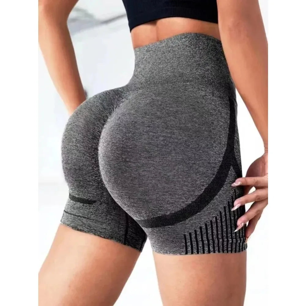 Sculpting High-Waist Yoga Shorts