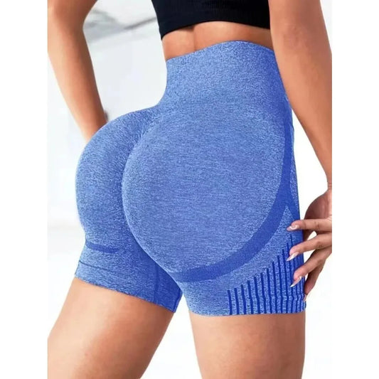 Sculpting High-Waist Yoga Shorts